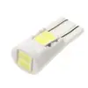 Luz LED Yizhong T10 Luz Cerámica 6 LEDs SMD 5630 Luz Indicadora de Giro Luz de Compartimiento de Coche Luz de Maletero Bombilla de Luz de Matrícula