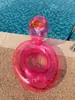 Flotador de natación para niños Pasha Celebridad de Internet Anillo de asiento engrosado Anillo para axilas de bebé Ins Flotador de pato de cabeza grande transparente Flotabilidad