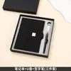 Conjunto de notebook A5 e caneta em estoque, ideal para reuniões e eventos corporativos, um presente prático com opções de personalização de logotipo.