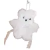 Colgante de Felpa de Dibujos Animados Lindo, Accesorio de Colgante para Bolso de Muñeca Conejo con Lazo de Encaje Estilo Lolita Femenino