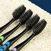 Escova de Dentes Jingxin Cerdas Macias Escova de Dentes de Alta Qualidade Filamento Doméstico Carvão de Bambu Cerdas Macias Embalagem Separada para Homens e Mulheres Escova de Dentes Adulto Família