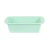 Molde de Silicone para Bolo DIY Retangular com Duas Orelhas Molde de Silicone para Torrada Ferramenta de Assar Caixa para Torrada Molde para Pão