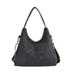 Bolso de hombro de moda de gran capacidad estilo coreano, bolso tote retro versátil, bolso de mano de moda casual de nicho para el día a día