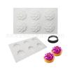Lugar de Fábrica 6 espiral par Flor Torre pastel mousse molde anillo torre negra anillo mousse molde pastel jabón hecho a mano