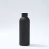 Nueva Botella Deportiva Pequeña de Boca Recubierta de Goma, Taza Térmica, Doble Capa de Vacío de Acero Inoxidable 304, Taza Recta de Boca Pequeña Estilo Americano