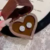 Colección de Pendientes de Hueso de Titanio Estilo Coreano, Pendientes de Lujo Ligero con Lazo para Mujer, Accesorios Sencillos para Orejas con Pasador de Plata S925