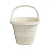 Cubo plegable para uso doméstico, gran capacidad, adecuado para dormitorios de estudiantes, cubo portátil para coche, pesca al aire libre, viajes y remojar los pies