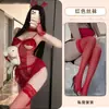 Lingerie provocante, lingerie de puro desejo, estilo abstinência, sem remoção, coelho com abertura na virilha, cosplay sexy, uniforme de dormir