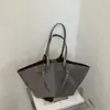 Comercio Exterior Tendencia Europea y Americana Bolso Tote de Gran Capacidad Ala Bolso de Mujer Otoño Retro Versátil Gamuza Felpa Bolso de Hombro Único Bajo el Brazo