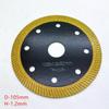 Discos Diamantados de 4 polegadas 105 mm para Corte e Gravação de Azulejos Adequados para Cerâmica Mármore e Granito