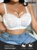 Sujetador Push-Up Anticaída con Cierre Frontal para Mujer Tallas Grandes, Disponible en Múltiples Colores, Comercio Transfronterizo, Talla Grande, Lencería para Busto Grande