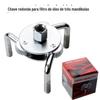 Chave para elemento de filtro de óleo máquina de filtro de óleo desmontagem ferramentas automotivas fabricantes atacado redondo três garras elemento de filtro de grade de óleo