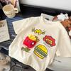 Camiseta Infantil de Manga Corta con Muñeca Tridimensional Verano 2025 Nueva Suelta Estilo Coreano Top de Dibujos Animados Camiseta Básica de Moda T