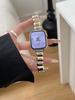Hebilla de Mariposa de Cubo de Azúcar Correa de Reloj de Metal Adecuada para Applewatch iWatch 12ª Generación 11/10