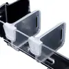 Divisor Ajustable de Refrigerador Compartimento de Almacenamiento de Condimentos en Puerta Lateral Clip Deflector de Refrigerador Partición de Almacenamiento de Aire Acondicionado