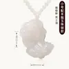 Colgante Pixiu de Jade Hetian de Xinjiang Pi Xiu de Jadeíta para Hombres y Mujeres para Atraer Riqueza y Buena Suerte Colgante Pixiu de Jade Colgante de Jade