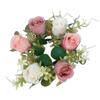 Venda Direta de Fábrica Cruzamento de Fronteiras Castiçal de Eucalipto Guirlanda Páscoa Halloween Decoração Anel de Cera Rosa Decoração de Páscoa