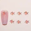 Decoraciones Populares Luminosas para Uñas Resina Accesorios Pequeños Materiales para Aretes DIY Mundo Submarino Peces Pequeños Accesorios de Decoración para Uñas