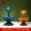 Taza Protectora Dharma de Esmalte Coloreado Suministros Budistas Instrumento de Práctica Espiritual en Casa Taza para Suministro de Agua Taza para Copa de Vino Adornos de Copa de Agua Sagrada de los Ocho Auspicios