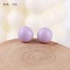Macaron Cuentas Redondas de Agujero Recto Coloridas DIY Hechas a Mano Cadenita para Teléfono Móvil con Cuentas Pulsera Collar Accesorios de Joyería Material de Cuentas Sueltas