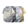 Camiseta de Manga Corta Estampada Tie-Dye para Hombre, Nueva Moda de Verano Marca Tops Casuales Holgados, Camiseta de Media Manga para Jóvenes