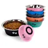 Tazón de Acero Inoxidable para Perros Transfronterizo, Tazón de Comida, Antideslizante y Resistente a Caídas, Tazón para Beber Perros, Comedero de Acero Inoxidable para Perros Grandes y Gatitos