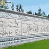 Parque de la Plaza de la Ciudad Mármol Noche Rojo Figura de Piedra Talla de Piedra Relieve Mural Jade Blanco Escultura Estereoscópica