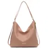 Bolsa transfronteriza 2026 primavera nuevo bolso de hombro tejido para mujer, mochila multifuncional de alta gama, moderno y versátil para ir al trabajo