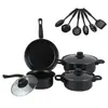 Juego de Ollas, Juego de Ollas de Exportación, Juego de 13 Piezas, Olla Antiadherente, Olla para Sopa, Olla para Guisos, Sartén, Juego Mult piezas, Venta al por Mayor Transfronteriza de Cocina