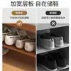 Banqueta para cambiar zapatos de madera maciza para uso doméstico, adecuada para entradas, apartamentos pequeños y se puede usar como zapatero con zapatero y banco integrados