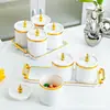Traje de Almacenamiento de Dulces de Lujo Ligero de Gama Alta para el Hogar, Sala de Estar, Mesa de Café, Plato para Bocadillos, Plato para Bocadillos, Tarro de Almacenamiento para Frutas Secas Duras