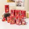 Llavero Caballo Pequeño Año Nuevo 2026 Año del Caballo Caja Sorpresa Colgante Mochila Colgante de Pareja Regalo Caja de Regalo Zodiaco de Dibujos Animados
