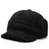 Gorro Lei Feng cálido para otoño e invierno, nuevo, para hombre, para exteriores, para ocio, grueso, con forro polar, para personas de mediana edad y mayores, con protección para los oídos.