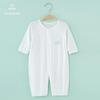 Roupas de uma peça do bebê Verão Ar-condicionado Roupas de verão Roupas de escalada Ultra-finas de manga comprida Lebre do bebê Gelo Seda Mai Grama
