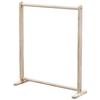 Percha de madera maciza para niños, percha de suelo para niños de tamaño mediano, percha grande para dormitorio, percha sencilla para jardín de infantes.