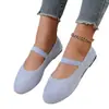 Nuevo Modelo de Verano 2026: Zapatos Casuales Cómodos para Mujer de Talla Grande, Diseño de Una Correa, Talla Única