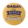 Serie de broches calientes con letras inglesas transfronterizas, broche moderno, texto inspirador exquisito, insignia de hojalata, pin decorativo para mochila