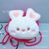 Novo Brinquedo de Pelúcia Desenho Animado Porta-Moedas Infantil, Bolsa de Crochê Feita à Mão, Bolsa de Palha Casual Versátil, Bolsas Femininas no Atacado