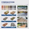 Piso Plástico-Madeira para Exterior Fabricado em Fábrica com Grão Reto, Co-Extrudido de Segunda Geração com Textura de Madeira para Varanda, Jardim, Pátio, Anticorrosivo, Impermeável, WPC, Autoinstalação