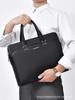 Bolso de mano para hombre horizontal de negocios de alta gama maletín para hombre de doble capa de gran capacidad bolsa para computadora regalo fábrica al por mayor