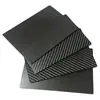 Chapa de fibra de carbono 3K com trama diagonal plana, placa de carbono fosca, acessórios para modelos de drone, usinagem de precisão CNC de chapa de fibra de carbono