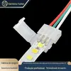 Conector de Fita LED, Sem Solda, 8mm 2 Pinos Cabeça Única Baixa Tensão Conector Rápido para Fita LED, Clipe Terminal, Plástico