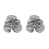 Pendientes de Flor de Hoja de Metal con Diseño Exagerado Pendientes de Flor de Hoja Irregular Retro Europeos y Americanos Pendientes Transfronterizos