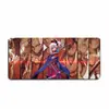 Mouse Pad Grande para Menina Vermelho, Pad de Mesa, Borracha Natural, Base Antiderrapante, Borda com Acabamento de Precisão