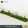 Combinación de plantas verdes artificiales tira larga paisajismo rincón de entrada interior jardinera adorno de planta centro comercial ventana musgo ornamental
