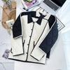 Roupas Femininas Plus Size 2024 Outono e Inverno Novo Estilo 100kg Irmã Gorda Cor Luz Algodão Roupa Exterior Quente Roupa Exterior Cardigan 5516