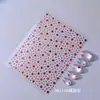 Adesivos de Unha Artística Transfronteiriços Desenho Animado Ouro Prata Laser Metal Estrela Explosão Estrelas de Cinco Pontas de Vários Tamanhos Adesivos de Unha com Adesivo Traseiro a Laser