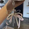 Corrente de Celular Estilo Ballet Doce Corrente Rosa com Laço Pendurado Pérola Feminino Estilo Coreano Ins Joia Atacado Ccd
