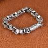 Rei do Cervo Dourado Pulseira de Prata S925 Retro Personalidade Antiga Tendência Padrão de Videira Pulseira Masculina Joia de Prata