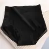 Fábrica de origem calcinhas femininas sem costura de cintura alta para barriga com renda plus size respiráveis alta elasticidade calcinhas femininas para quadril